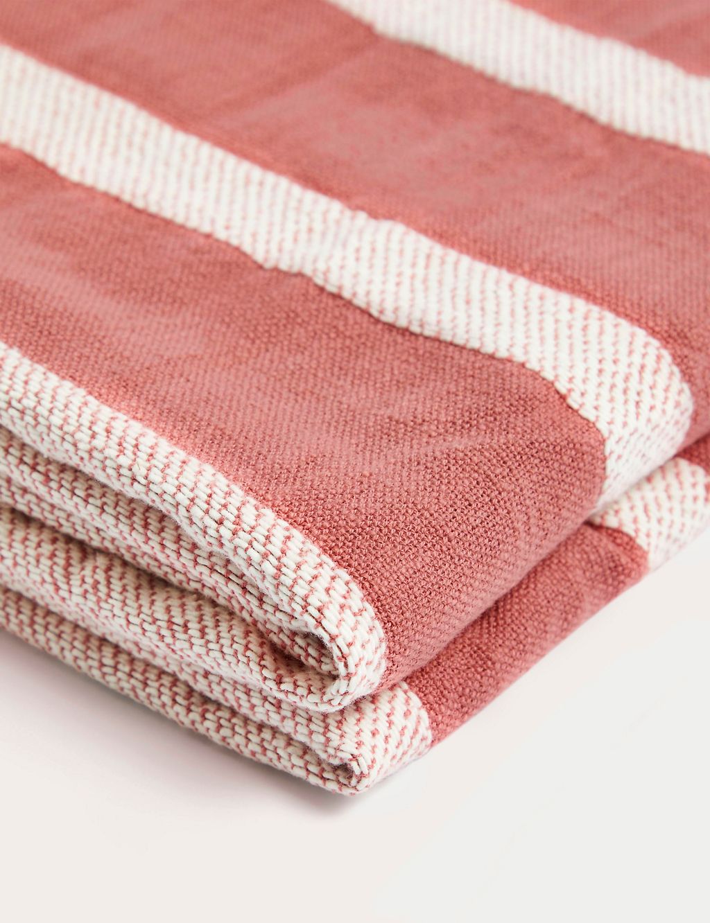 Pure Cotton Striped Lightweight Throw 7 of 7