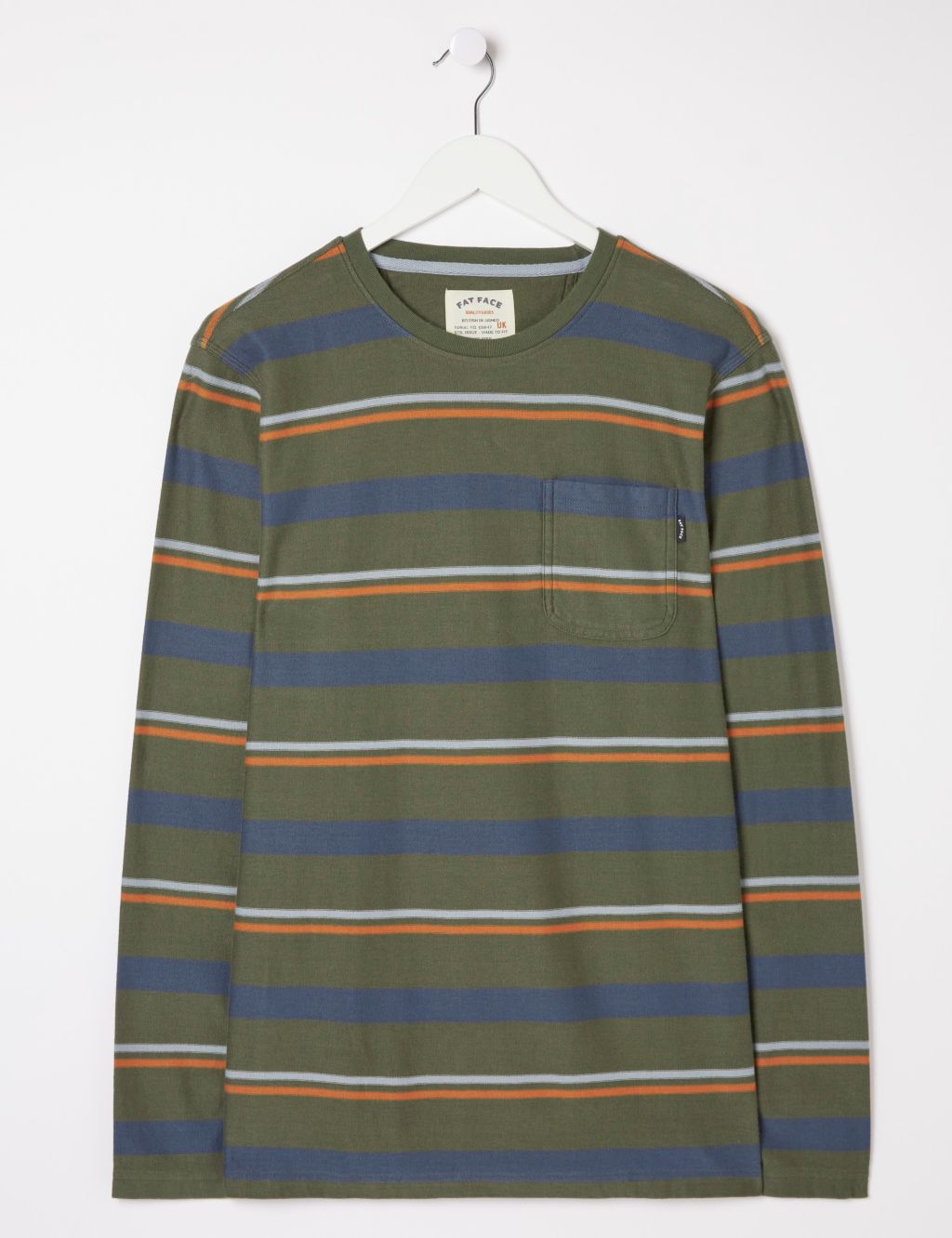 Pure Cotton Striped Long Sleeve T-Shirt 1 of 5