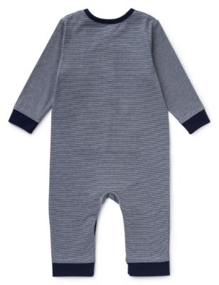 Pure Cotton Striped Onesie Image 2 of 3