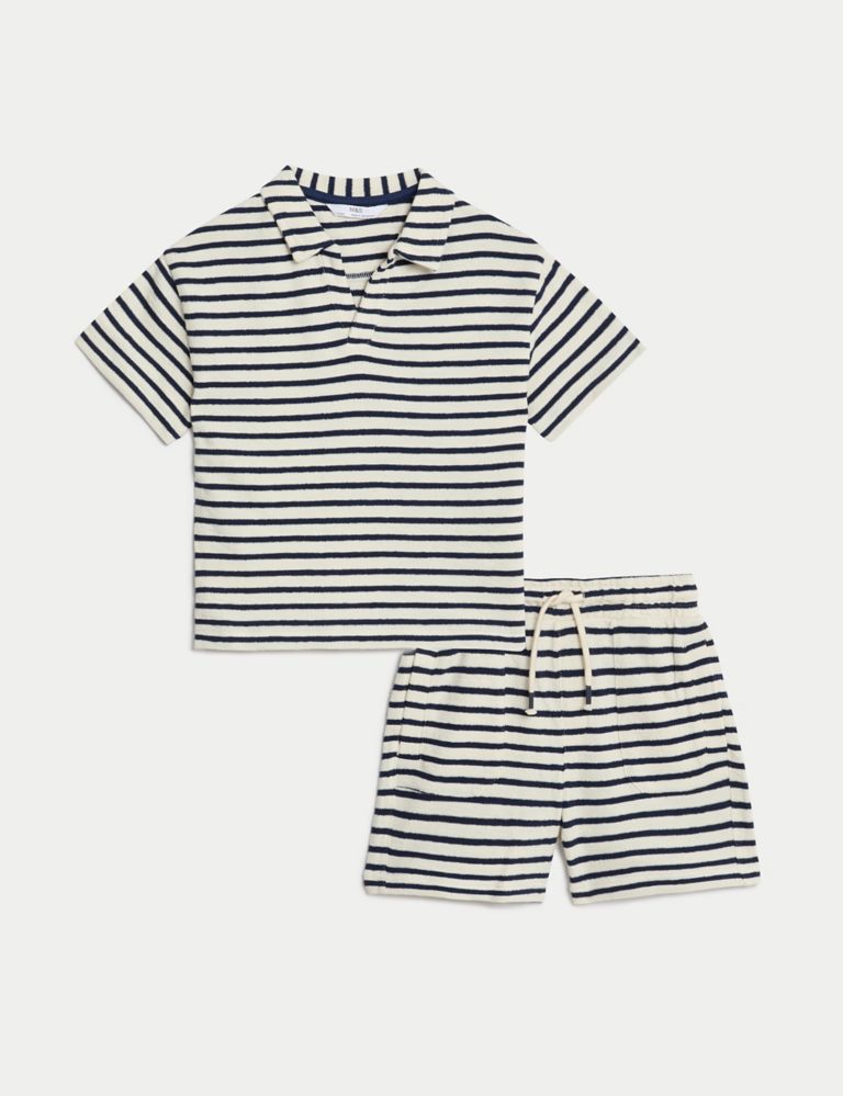 Pure Cotton Striped Outfit (2-8 Yrs) 3 of 6
