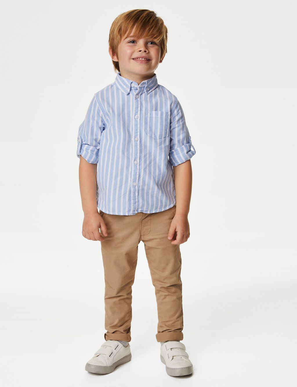 Pure Cotton Striped Oxford Shirt (2-8 Yrs) 2 of 4