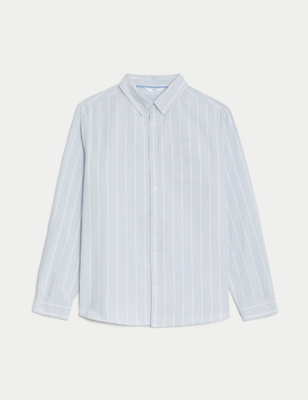 Pure Cotton Striped Oxford Shirt (6-16 Yrs) 1 of 4