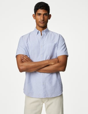 mens short sleeve shirts m&s