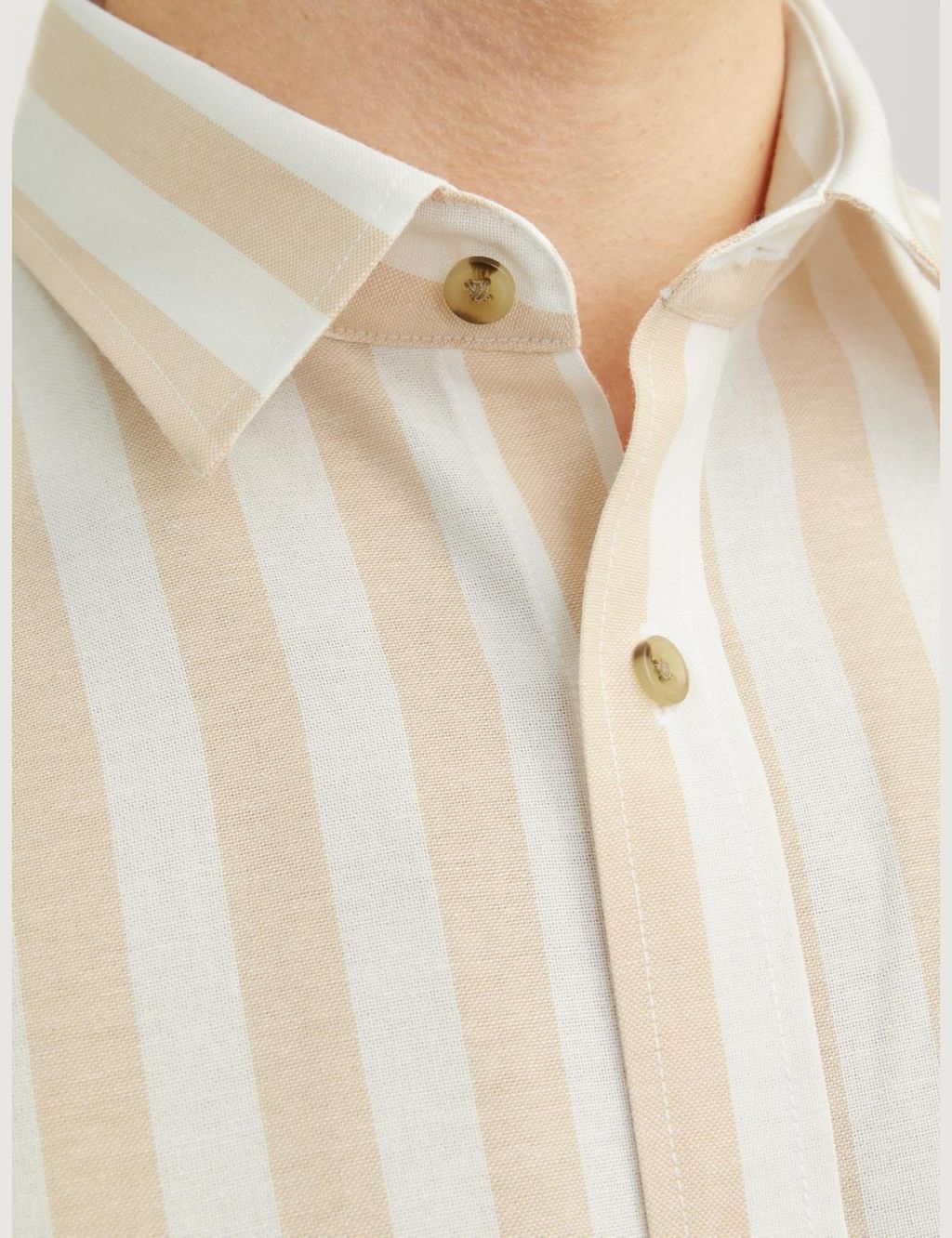 Pure Cotton Striped Oxford Shirt 4 of 8