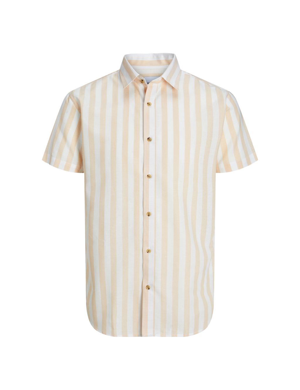 Pure Cotton Striped Oxford Shirt 1 of 8