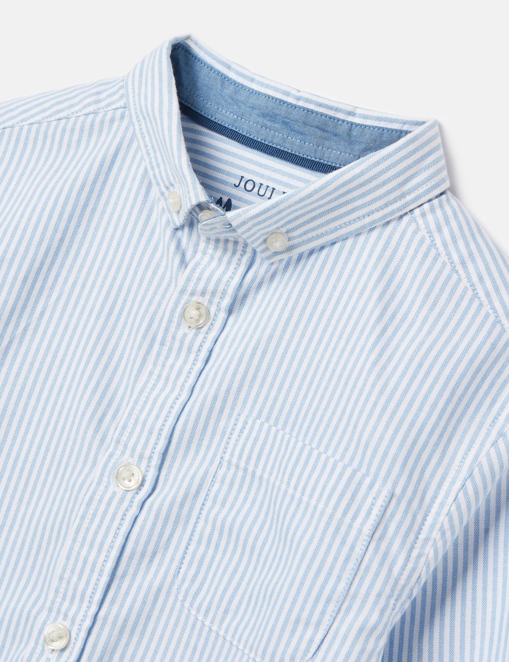 Pure Cotton Striped Oxford Shirt 2 of 6