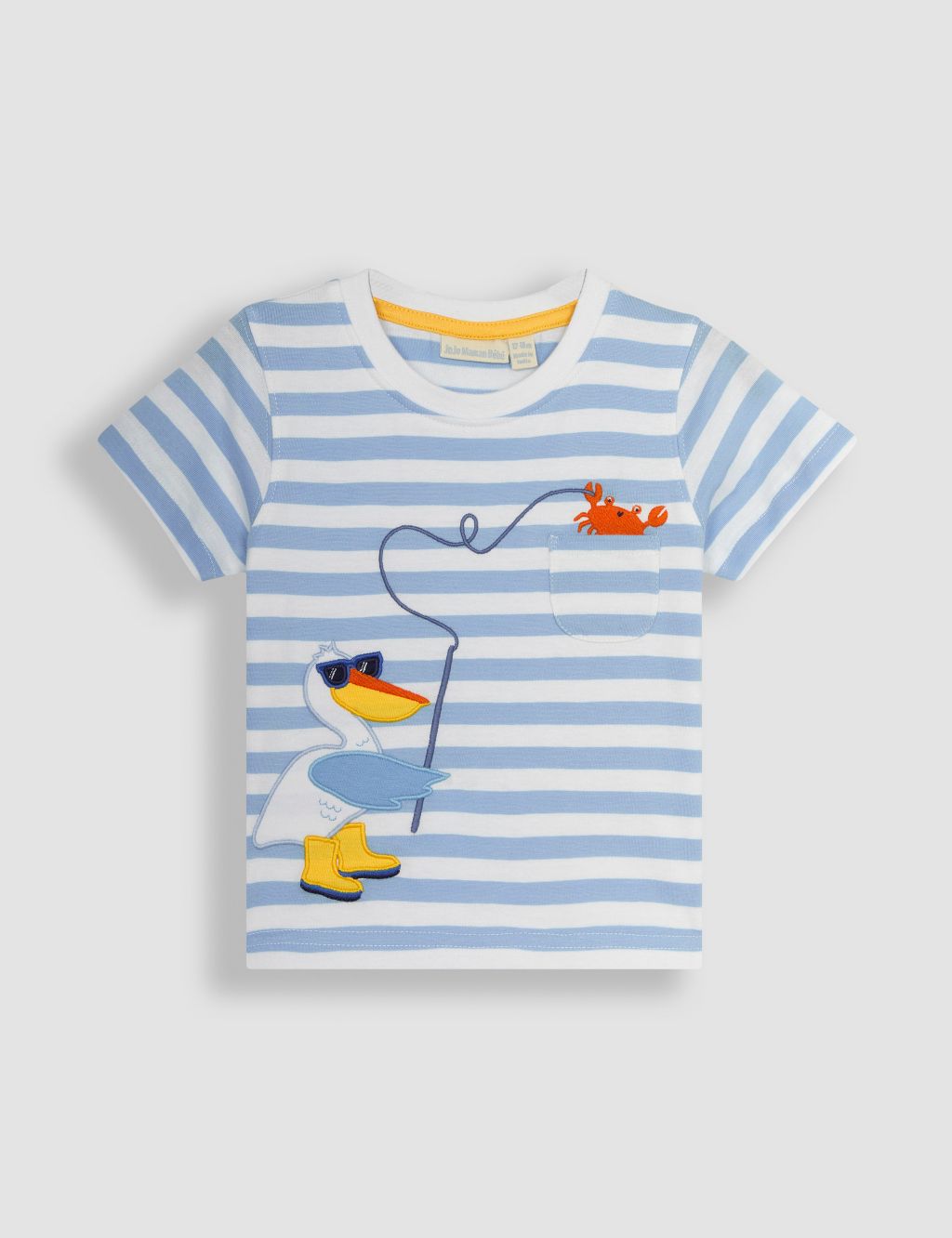 Pure Cotton Striped Pelican T-Shirt (2-5 Yrs) 3 of 3