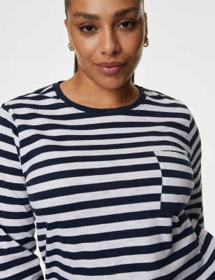 striped pocket t shirt
