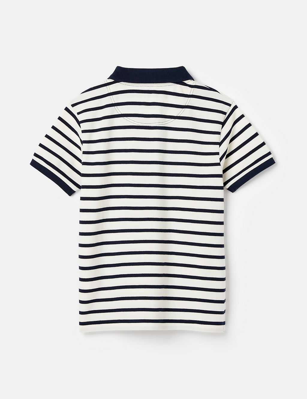 Pure Cotton Striped Polo Shirt (2-12 Yrs) 2 of 3