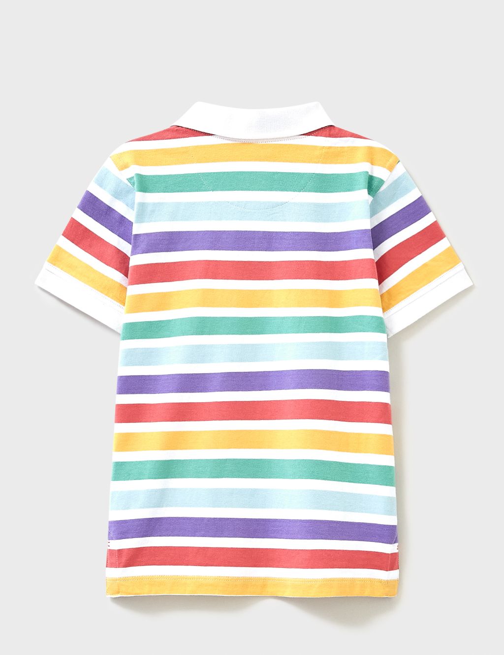 Pure Cotton Striped Polo Shirt (3-12 Yrs) 2 of 4