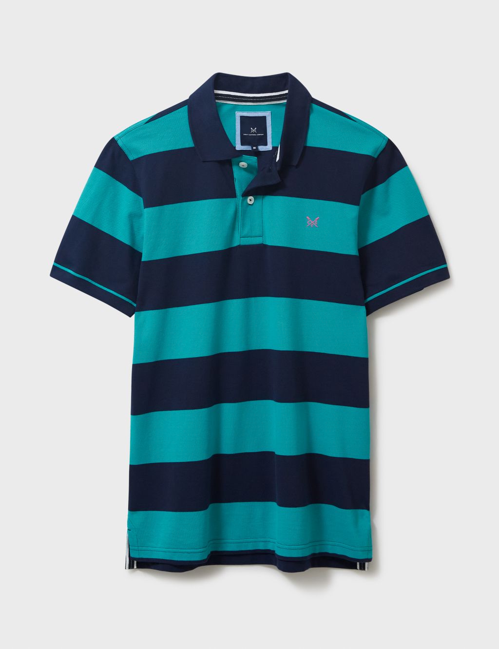 Pure Cotton Striped Polo Shirt | Crew Clothing | M&S
