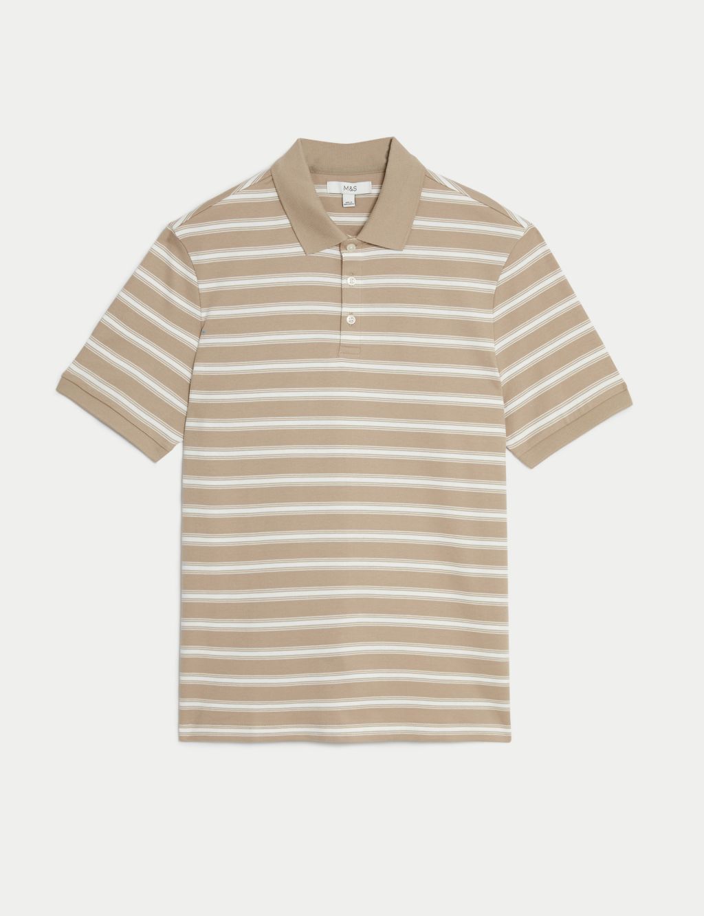 Pure Cotton Striped Polo Shirt | M&S Collection | M&S