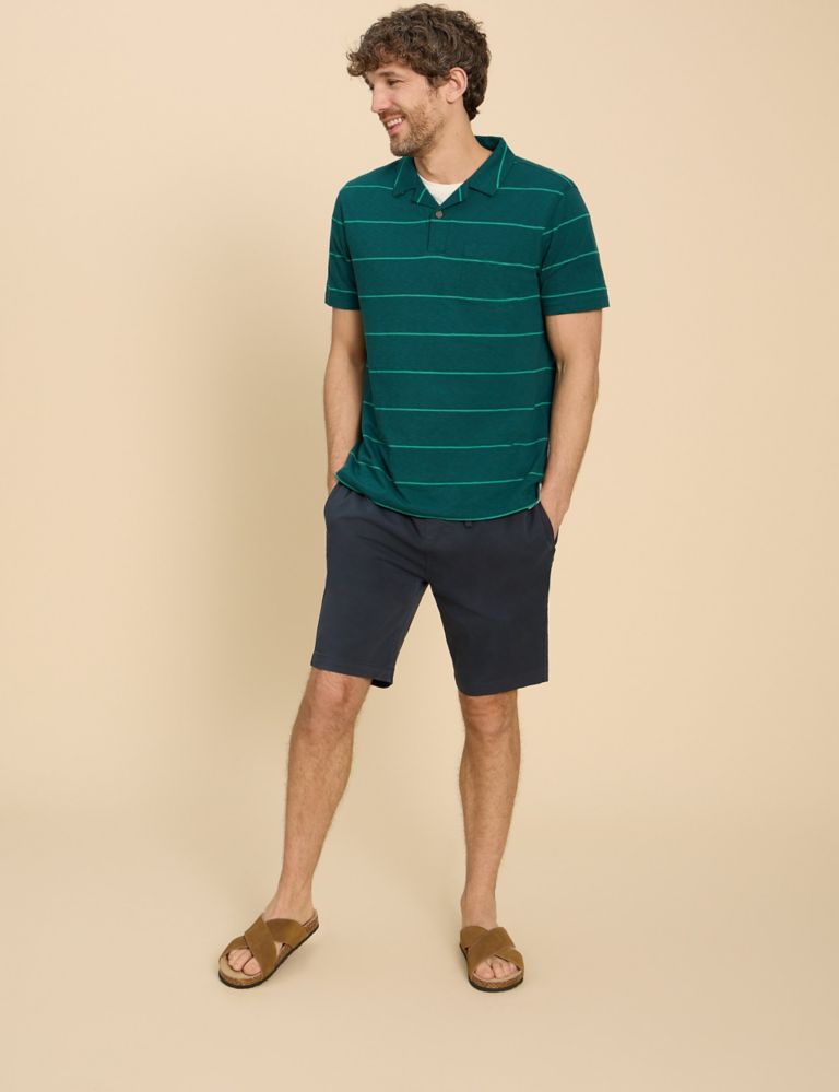 Pure Cotton Striped Polo Sirt 3 of 6