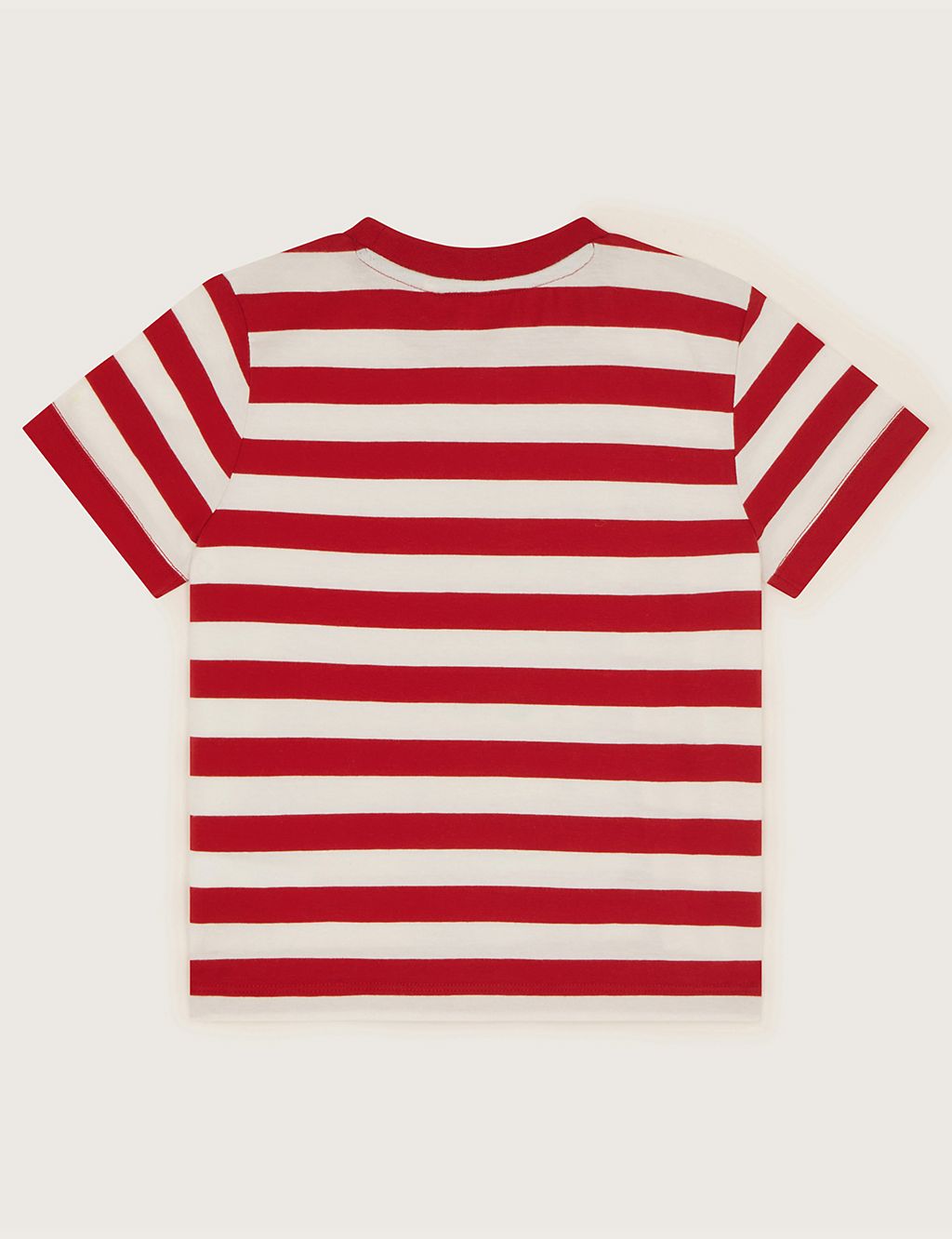 Pure Cotton Striped Print T-Shirt (3-13 Yrs) 1 of 3