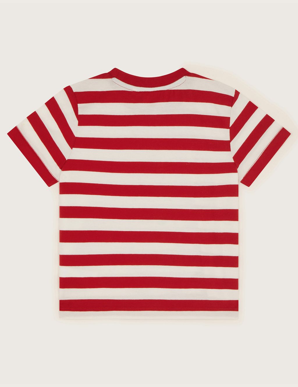 Pure Cotton Striped Print T-Shirt (3-13 Yrs) 1 of 3