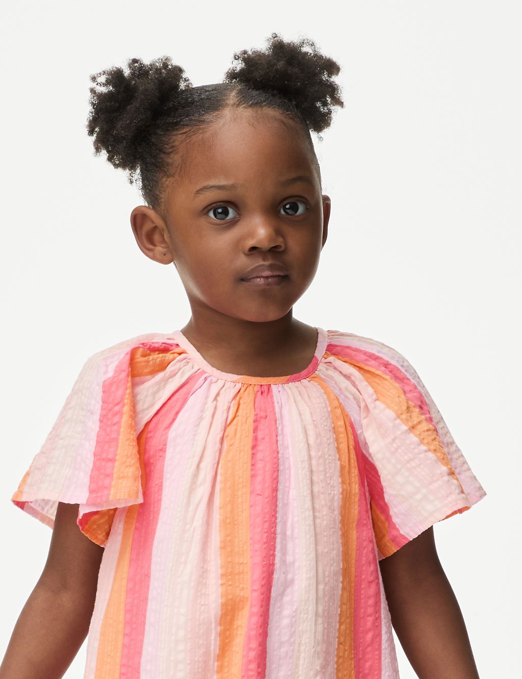 Pure Cotton Striped Printed Dress (2-8 Yrs) 2 of 6