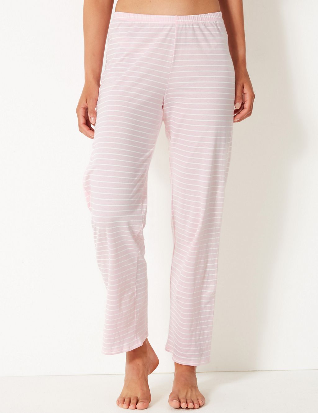 Pure Cotton Striped Pyjama Set 4 of 5