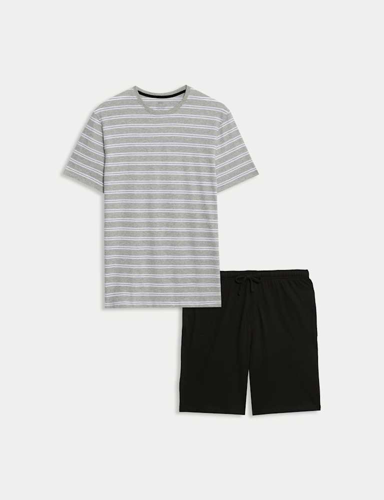 Pure Cotton Striped Pyjama Set | M&S Collection | M&S