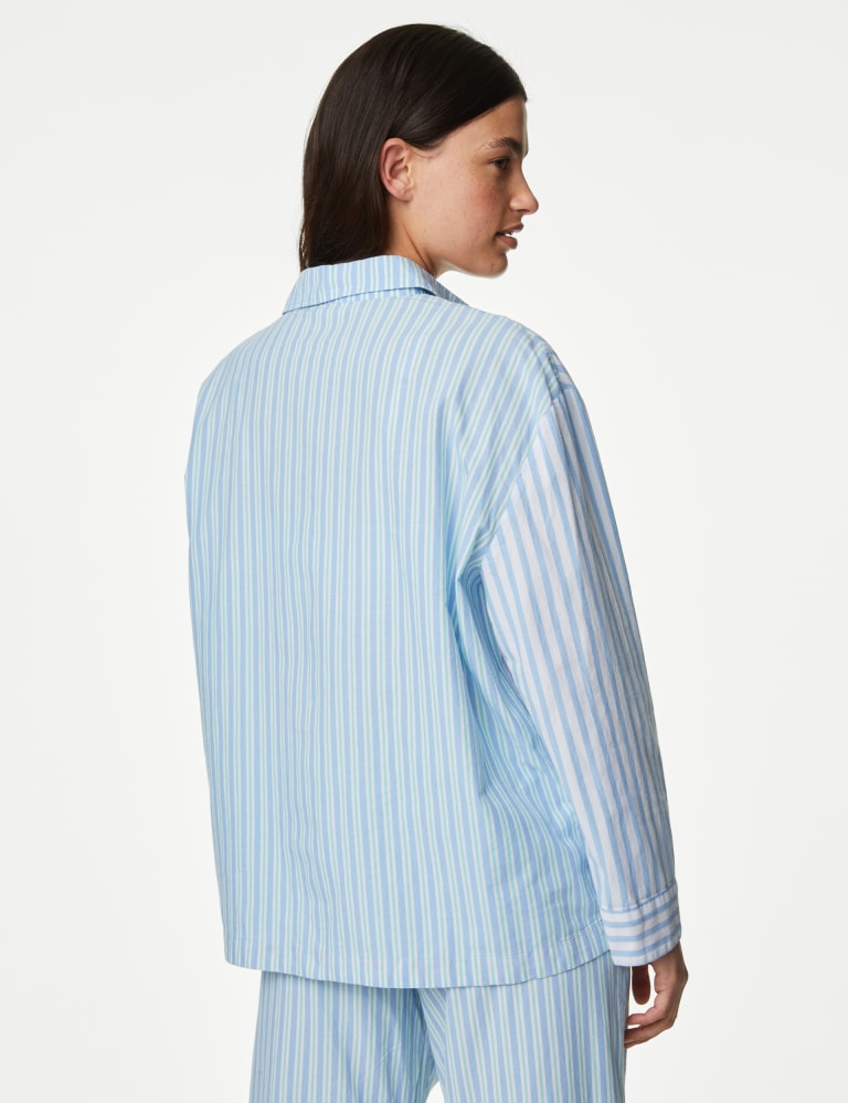 Westchic navy stripe sale pajama with white top