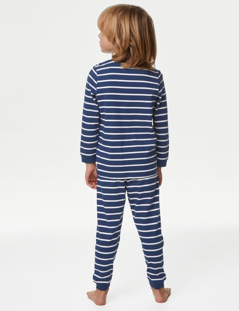 Pure Cotton Striped Pyjamas (1-8 Yrs) 3 of 5
