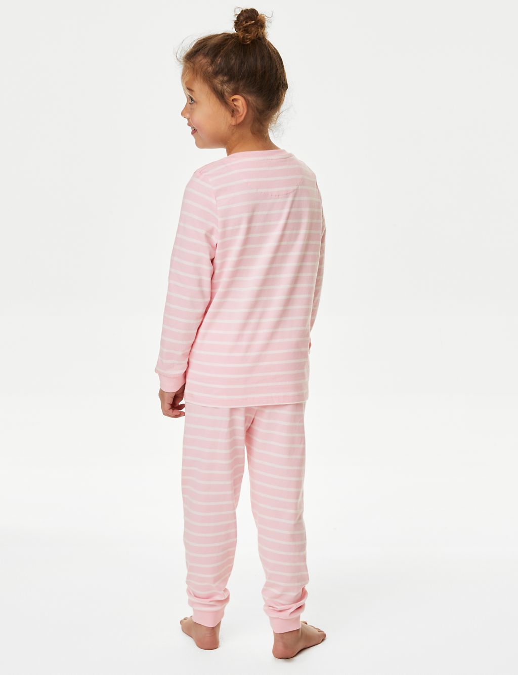 Pure Cotton Striped Pyjamas (1-8 Yrs) 2 of 5