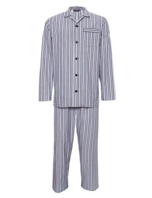 Pure Cotton Striped Pyjamas | M&S