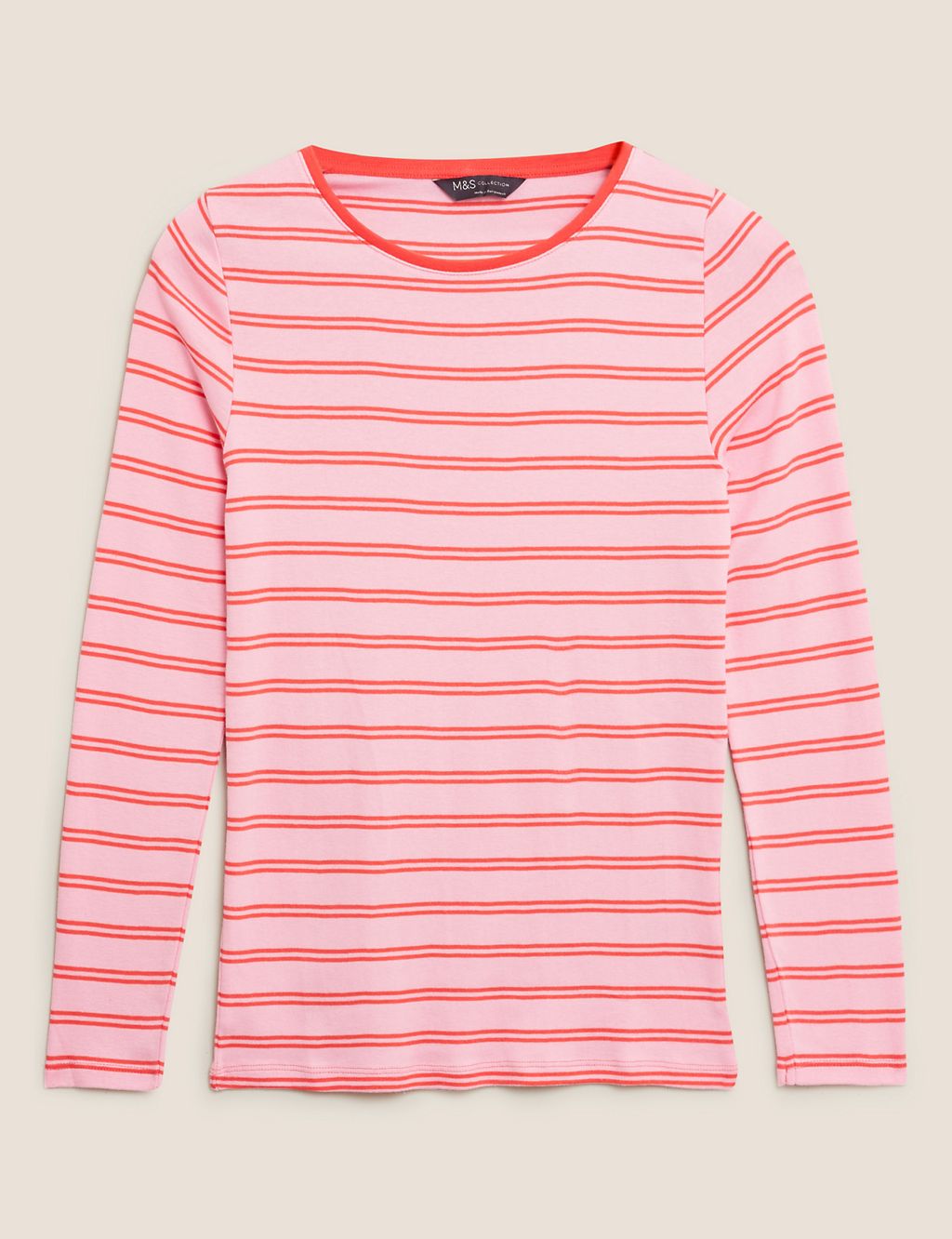 Pure Cotton Striped Regular Fit Top 1 of 6