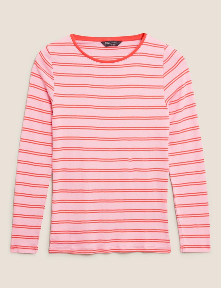 Pure Cotton Striped Regular Fit Top 2 of 6