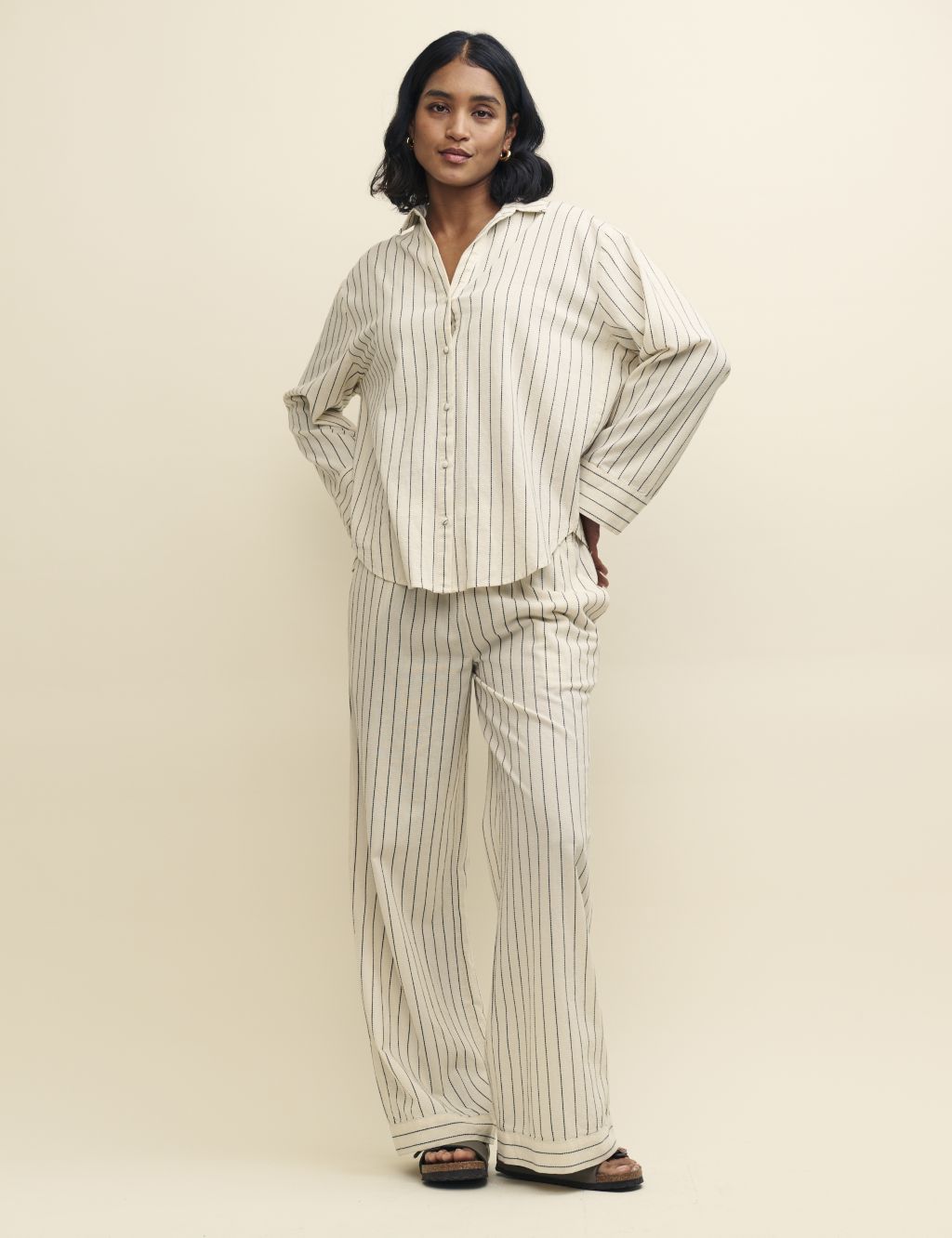 Pure Cotton Striped Relaxed Shirt 1 of 4