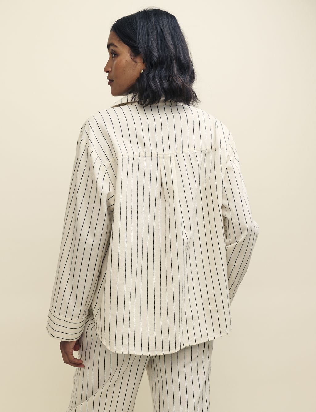 Pure Cotton Striped Relaxed Shirt 2 of 4