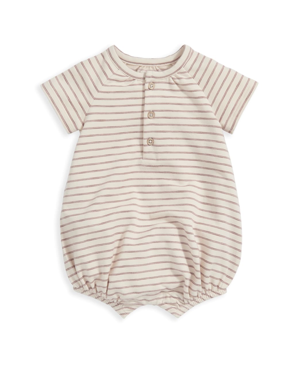 Pure Cotton Striped Romper (0-2 Yrs) 2 of 2