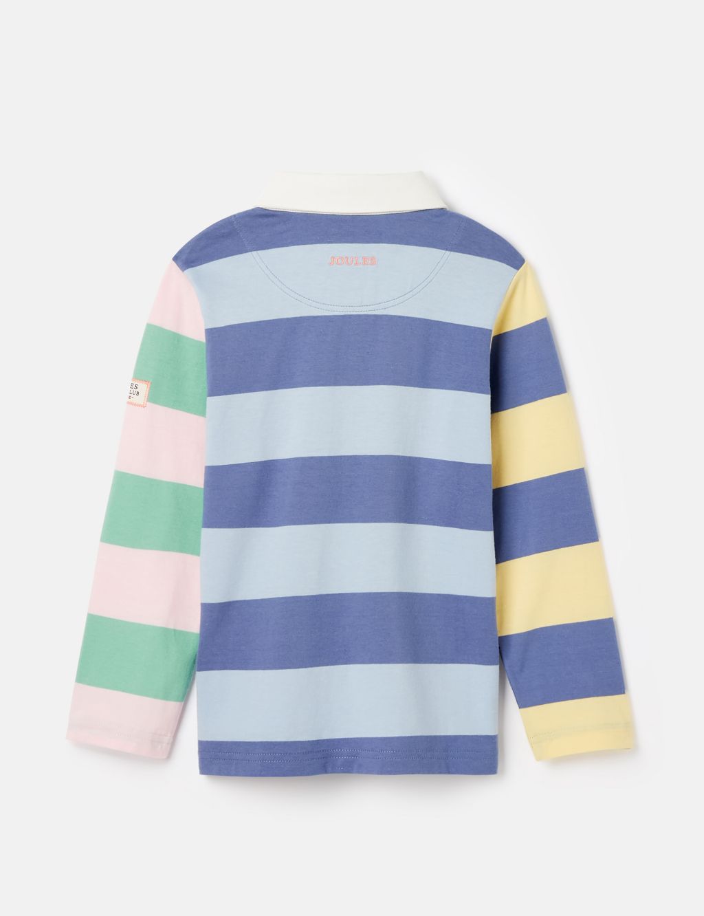 Pure Cotton Striped Rugby Shirt (2-12 Yrs) 1 of 5