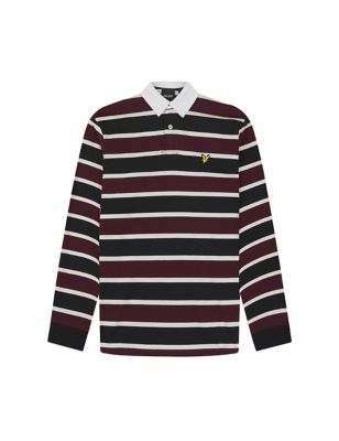 Pure Cotton Striped Rugby Shirt Image 2 of 5