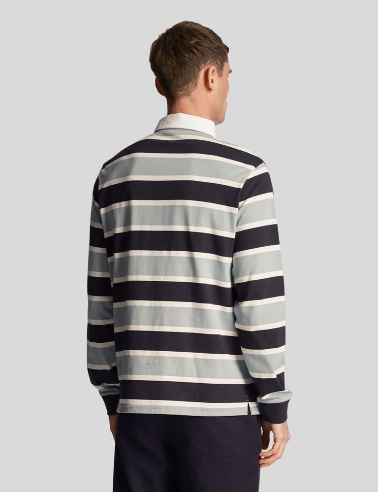 Pure Cotton Striped Rugby Shirt 4 of 5
