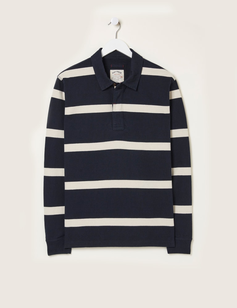 Pure Cotton Striped Rugby Shirt FatFace M&S