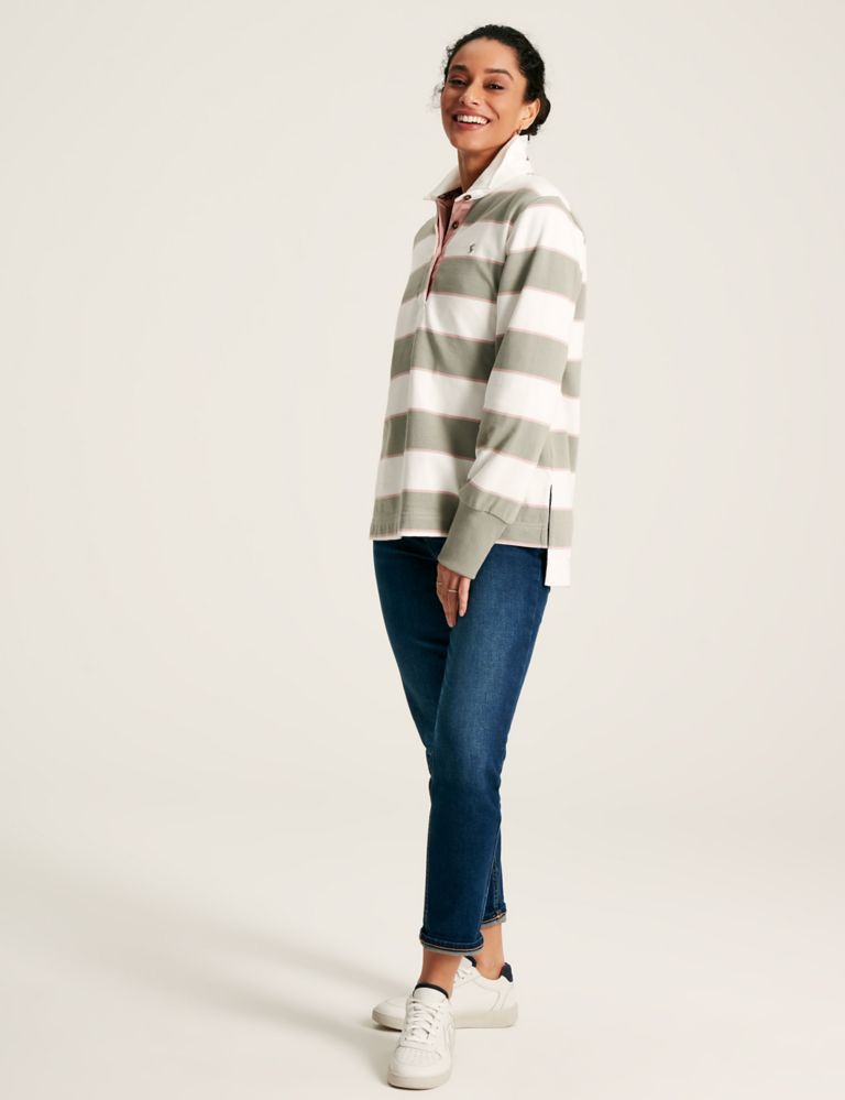 Pure Cotton Striped Rugby Top 6 of 6