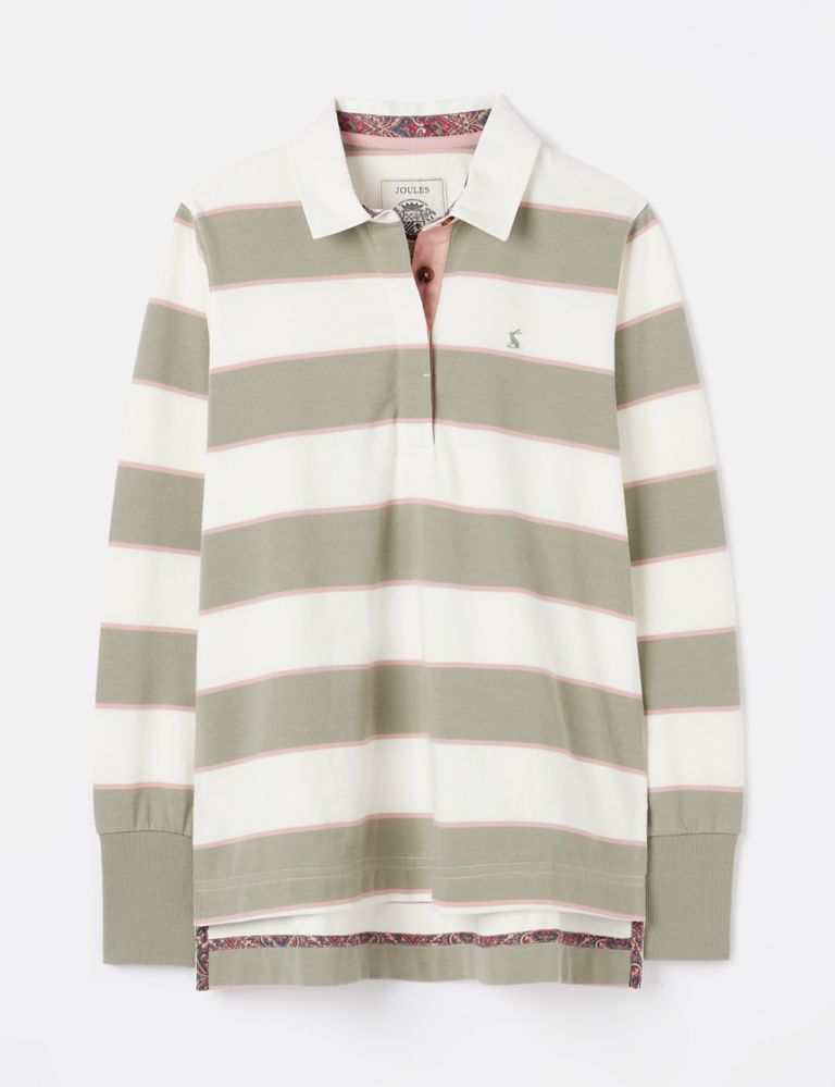 Pure Cotton Striped Rugby Top 2 of 6