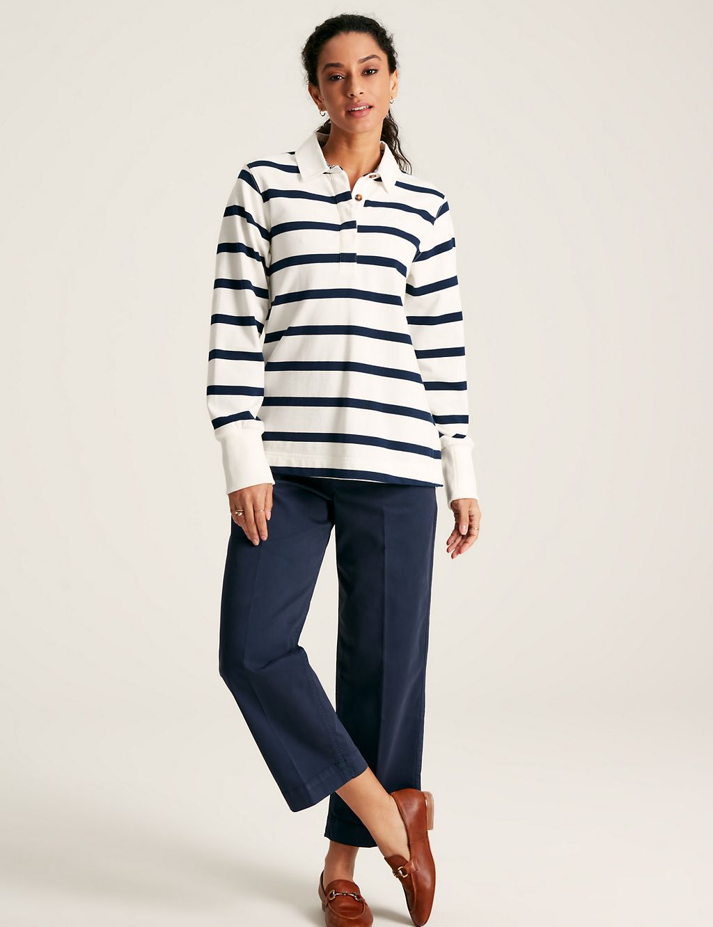 Pure Cotton Striped Rugby Top 3 of 3