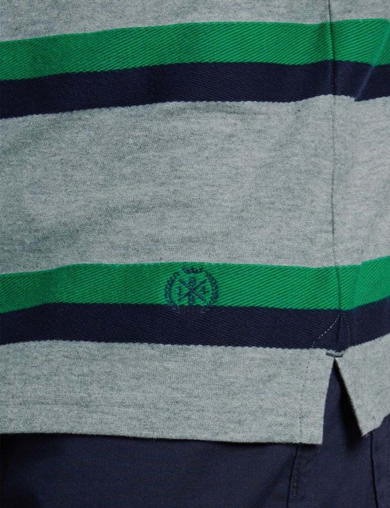 Pure Cotton Striped Rugby Top 5 of 5