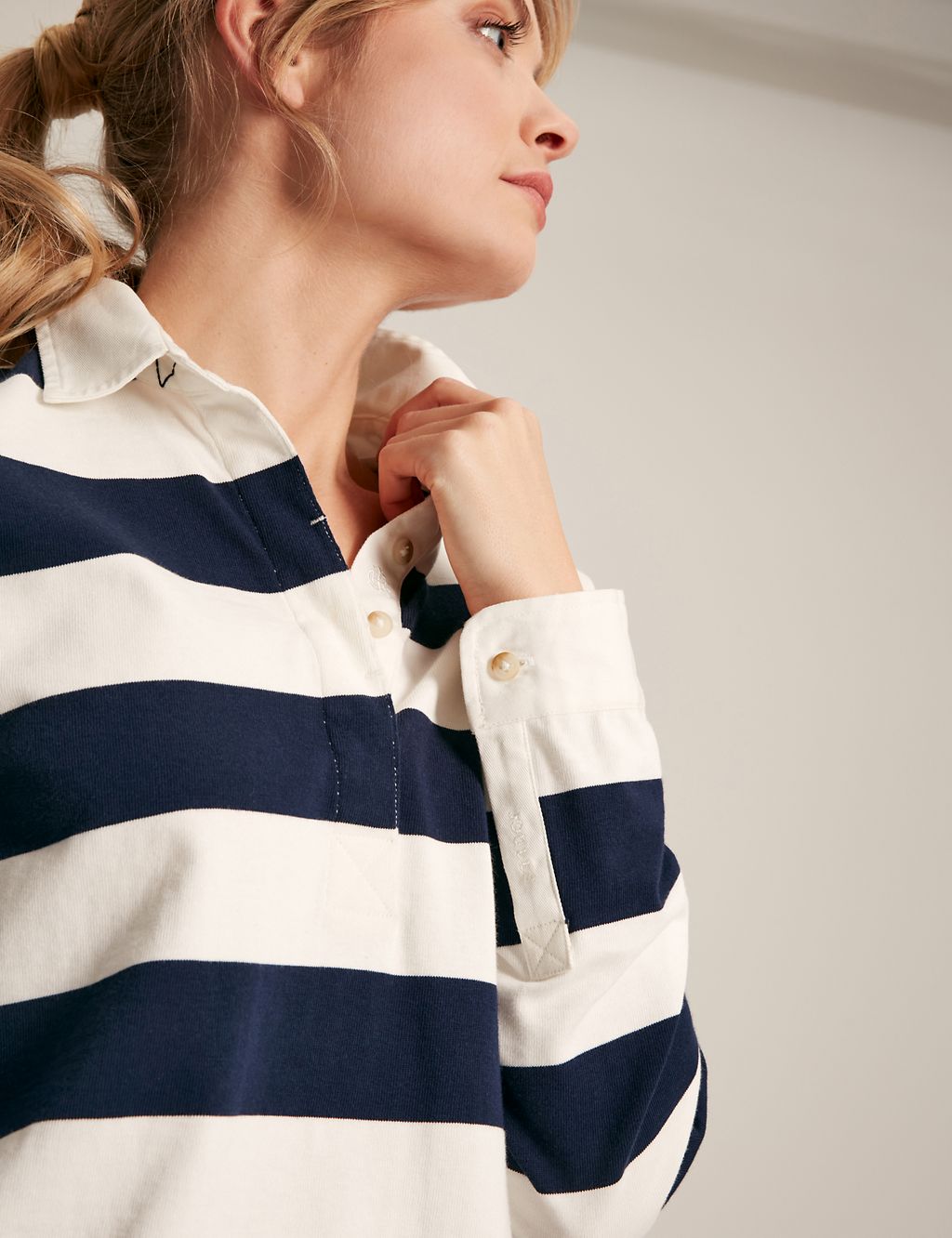 Pure Cotton Striped Rugby Top 7 of 7