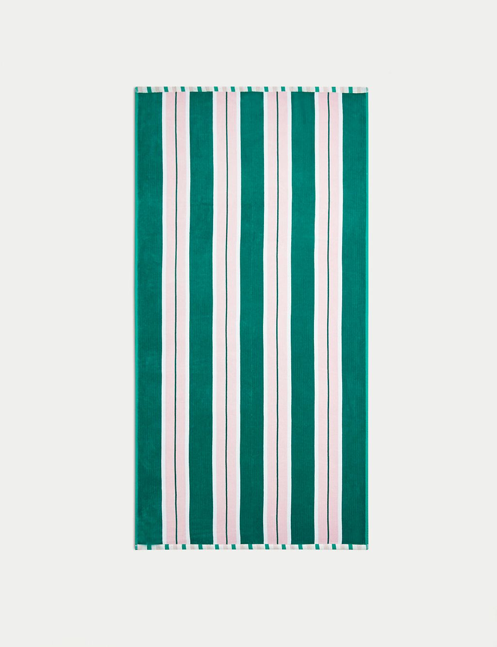 Pure Cotton Striped Sand Resistant Beach Towel 3 of 4