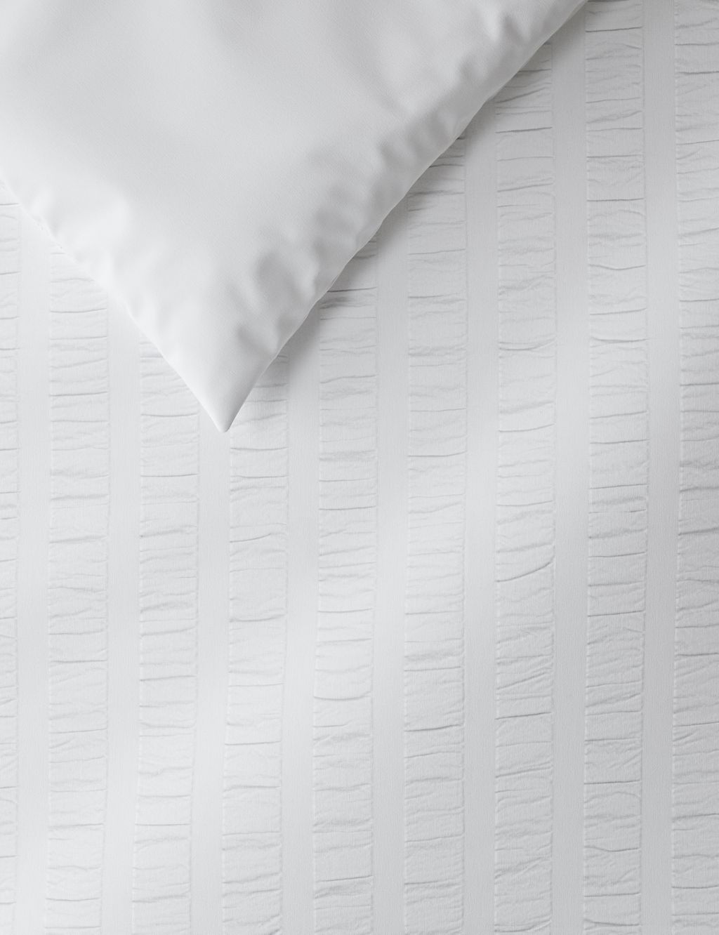 Pure Cotton Striped Seersucker Bedding Set 1 of 4