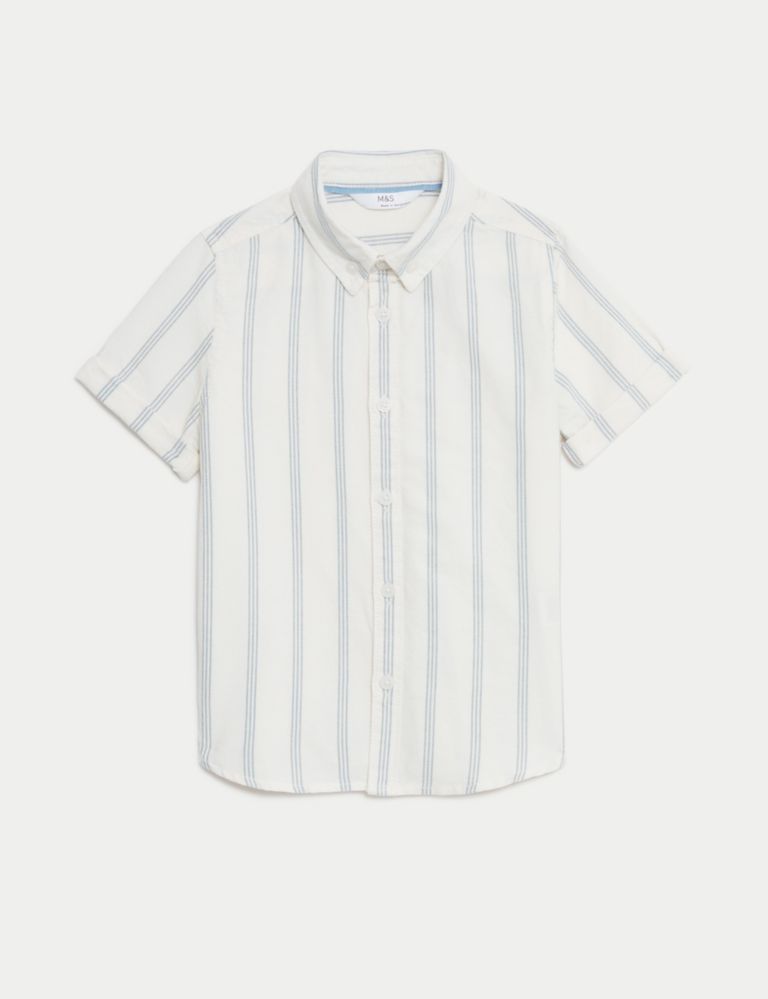 Pure Cotton Striped Shirt (2-8 Yrs) 3 of 5