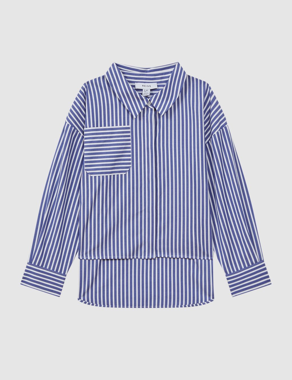 Pure Cotton Striped Shirt (4-14 Yrs) 1 of 5