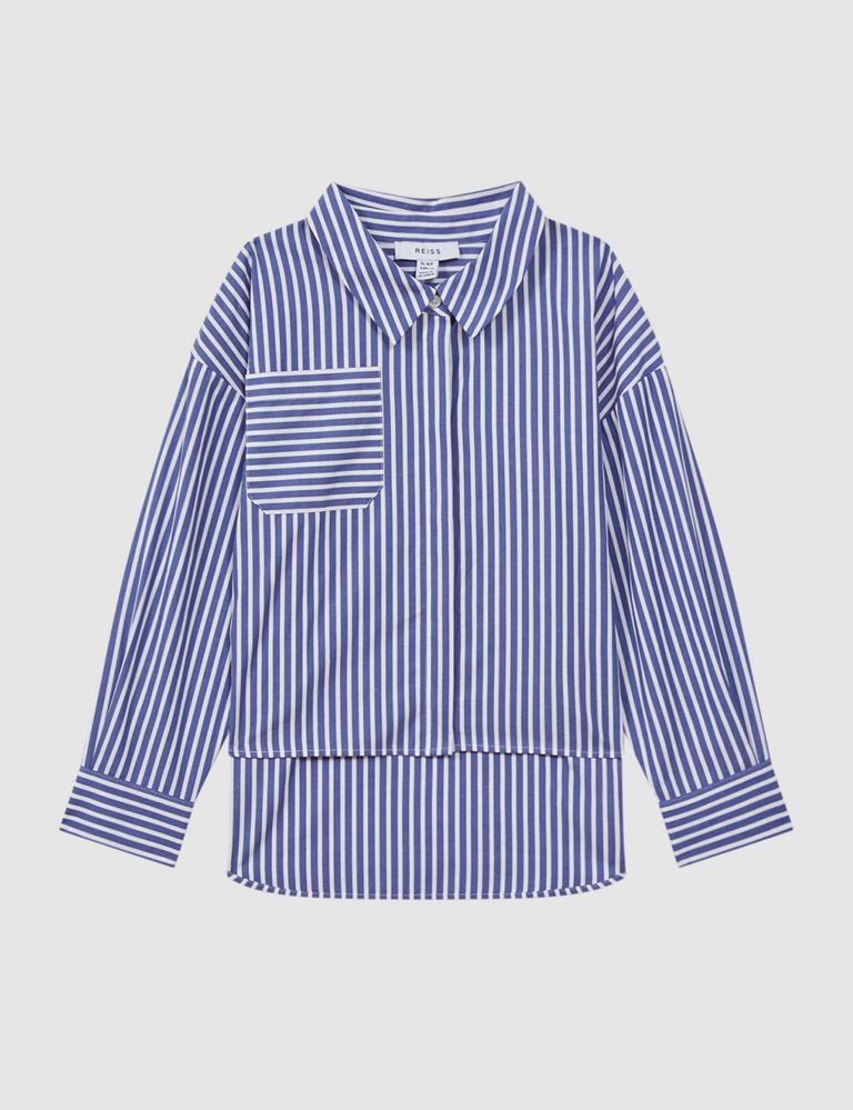 Pure Cotton Striped Shirt (4-14 Yrs) 2 of 5