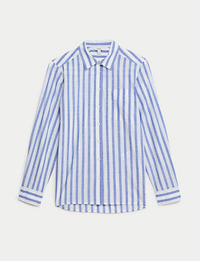 Pure Cotton Striped Shirt Image 2 of 5
