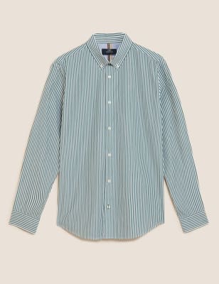 Pure Cotton Striped Shirt Image 2 of 4