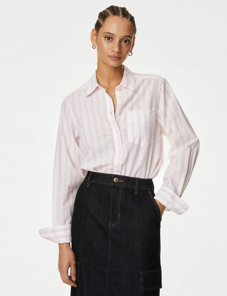 Pure Cotton Striped Shirt 4 of 5