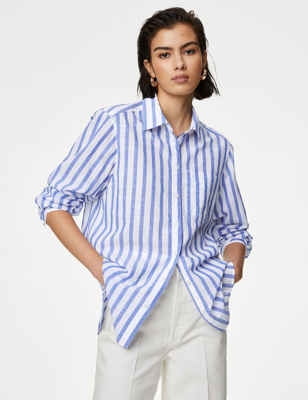 Pure Cotton Striped Shirt 3 of 5