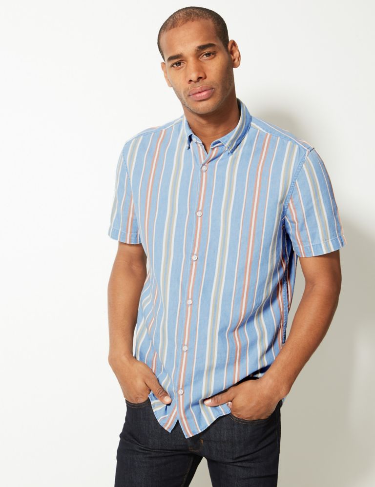 Pure Cotton Striped Shirt 3 of 4